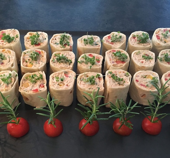 Fingerfood Thunfisch Wraps