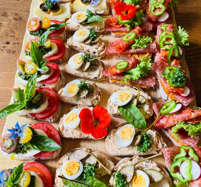 Pikante Fingerfood Brötchen