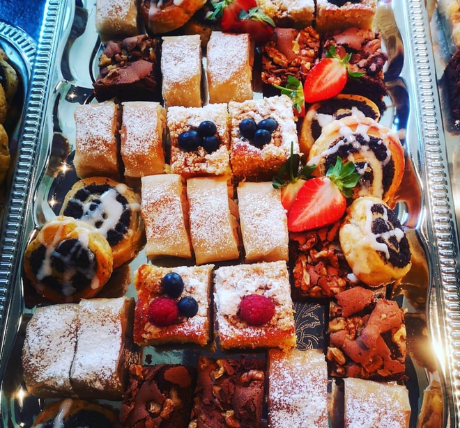 Fingerfood süßes Mehlspeisen