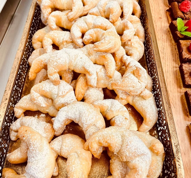 Süßes Fingerfood Nußkipferl