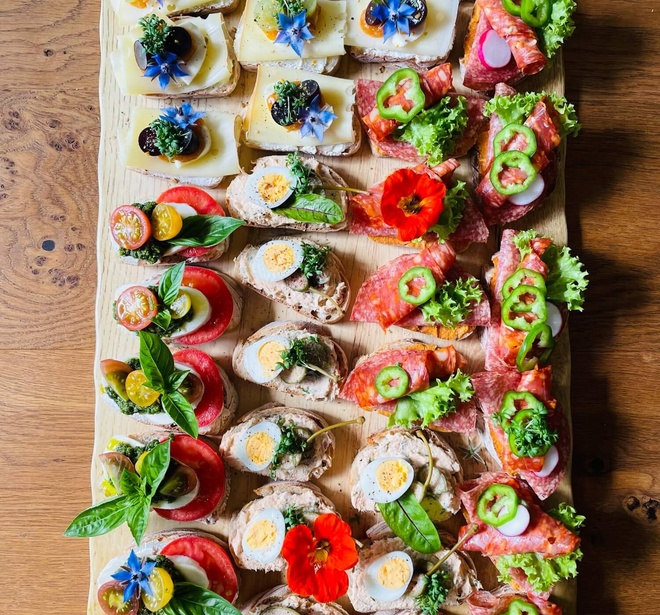 Pikante Fingerfood Brötchen