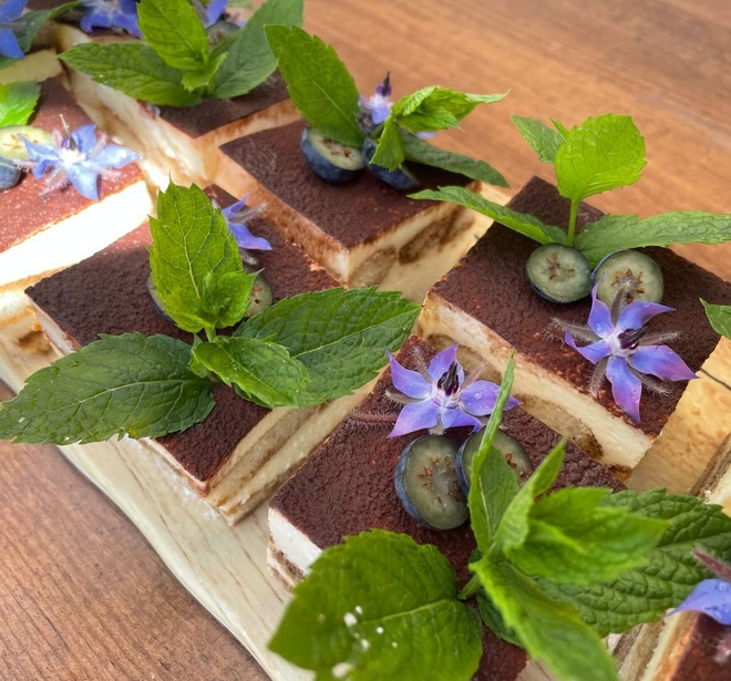 Süßes Fingerfood Tiramisu