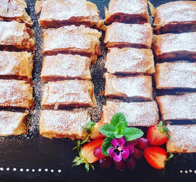 Hausgemachter Apfelstrudel