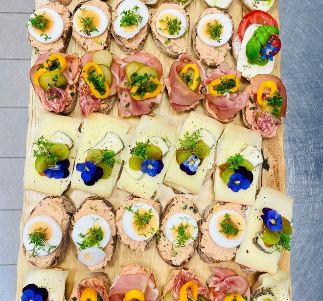 Pikante Fingerfood Brötchen